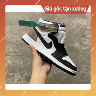 Giafy thể thao nam nữ đen xám cao cổ