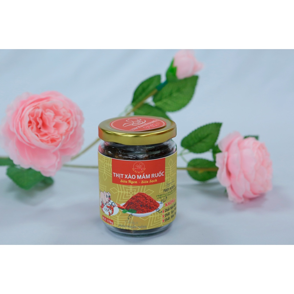 Thịt Xào Mắm Ruốc PTK Lọ Thủy Tinh 170gr