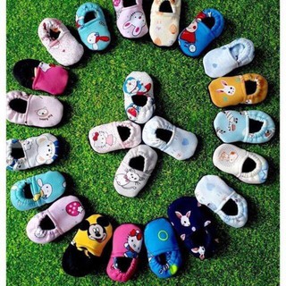 [59.000=10 đôi] Tặng 20 bé combo10 Chiếc Giày sơ sinh nỉ bông tuyết cotton 100% set 10 đôi cho bé trai bé gái