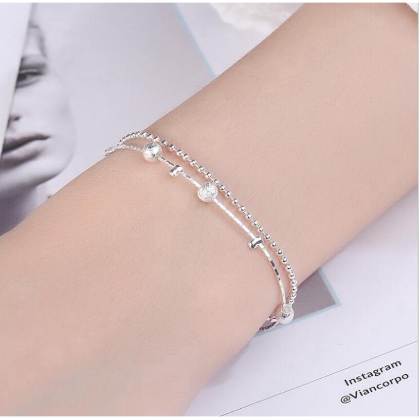 Vòng Tay Mạ Bạc 925 Thời Trang Cho Nữ