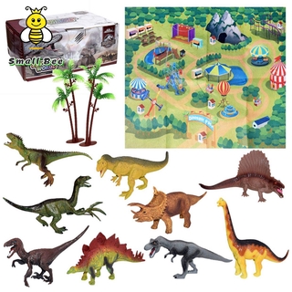 [Ready Stock] 12 Piece Set Children’S Jurassic Dinosaur Tyrannosaurus Rex Toy Plastic Simulation Animal Model Boy Gift