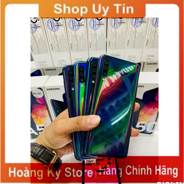 Điện thoại Samsung galaxy A50 ( chính hãng ss việt nam) xem máy khi nhận hàng