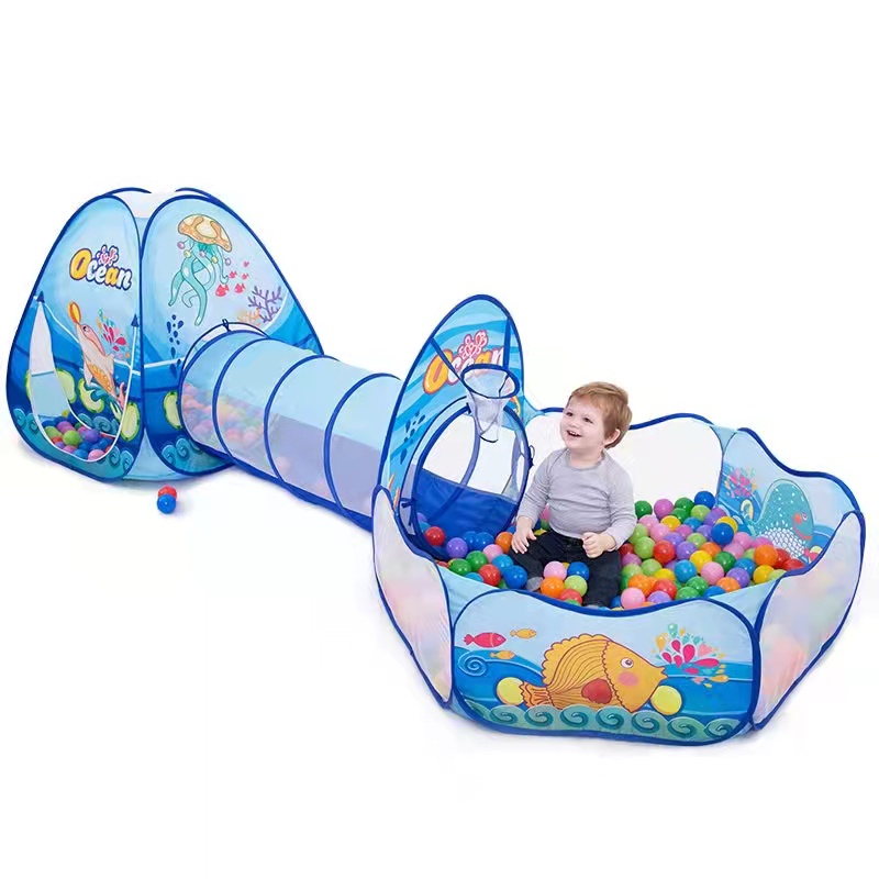 Quây banh kiểu khu vui chơi 3 khoang 2022 New