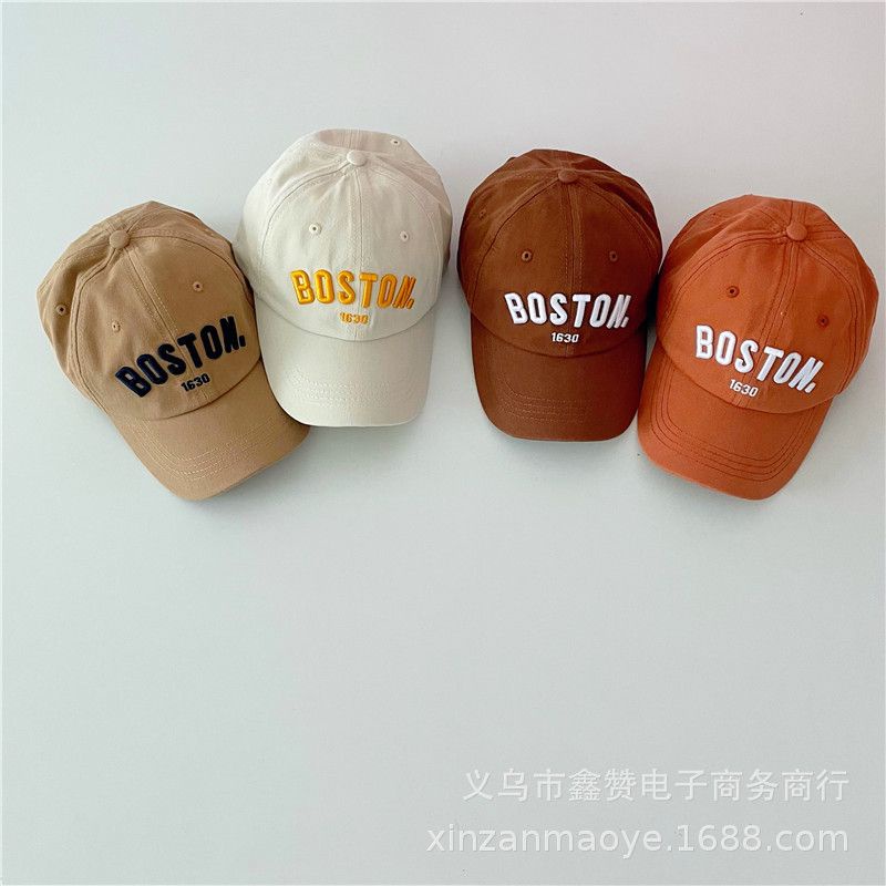 [Hàng loại 1] Nón lưỡi trai thêu chữ B.O.S.T.O.N cho bé trai/ bé gái