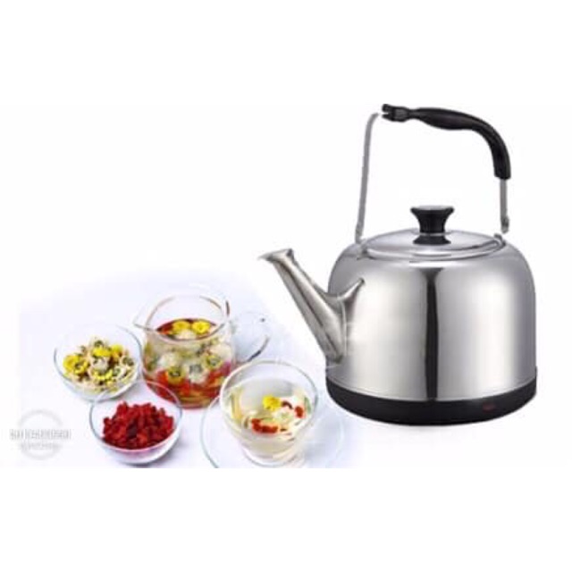 Ấm Đun Nước Đế Âm Vòi Dài NKMedia dung tích 4 lít và 5 lít