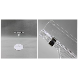 Chân kẹp để bàn, kẹp sale, kẹp wobbler để bàn