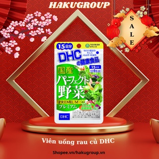 Viên uống rau củ DHC Perfect Vegetable Premium Japanese Harvest DHCV