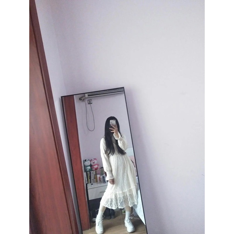 Order - Váy Ren Trắng Tiểu Thư Có Bigsize Đến 100kg VR02 | BigBuy360 - bigbuy360.vn