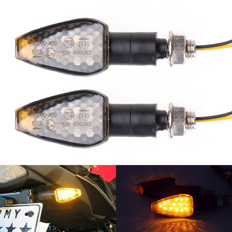 Đèn Xi Nhan 14 Bóng LED 12V Siêu Sáng Chống Thấm Nước Dành Cho Xe Mô Tô