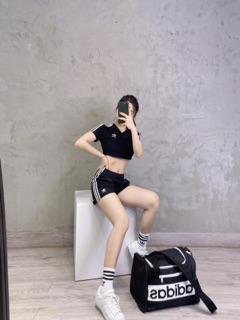 | Ảnh thật | Áo Das Dáng Croptop cộc tay