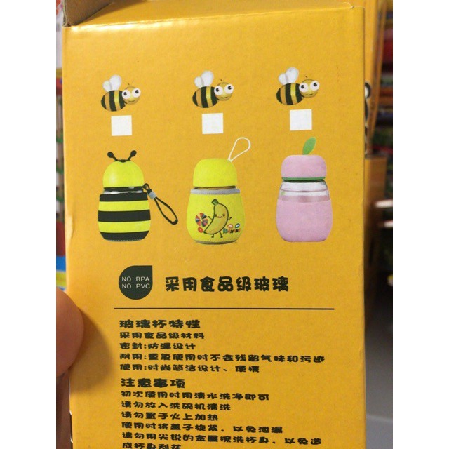 Bình ủ cháo giữ nhiệt thủy tinh mini cho bé