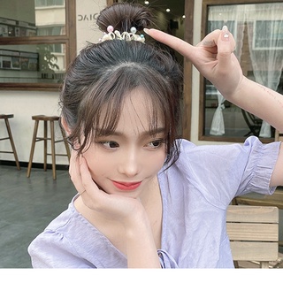 🌈Dây Cột Tóc Dày Dặn Đính Hạt Ngọc Trai Dễ Thương