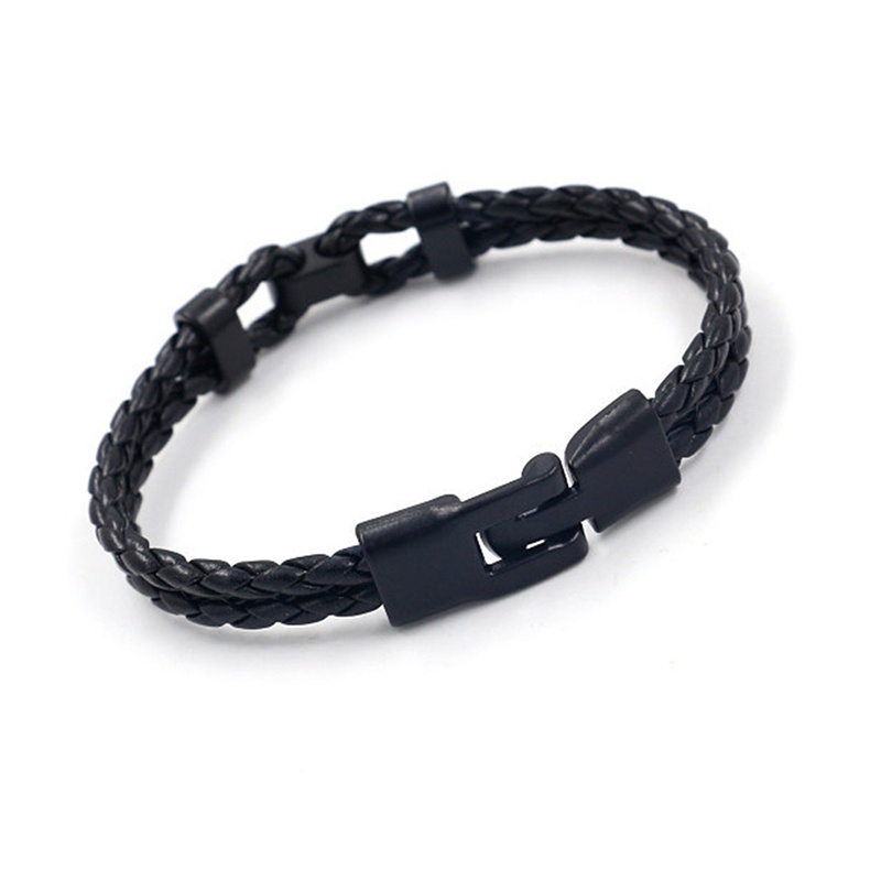 Retro Bracelets Fashion Accessories Jewelry Leather Bracelet Men Wristband Bracelets