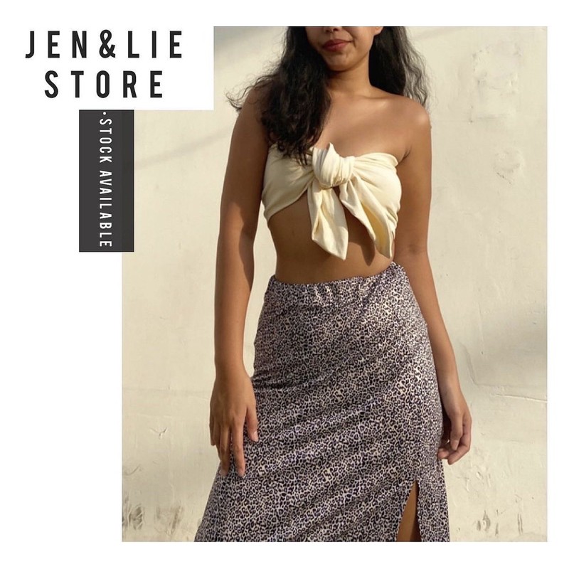 skirt- Chân váy xẻ dài hoạ tiết | BigBuy360 - bigbuy360.vn