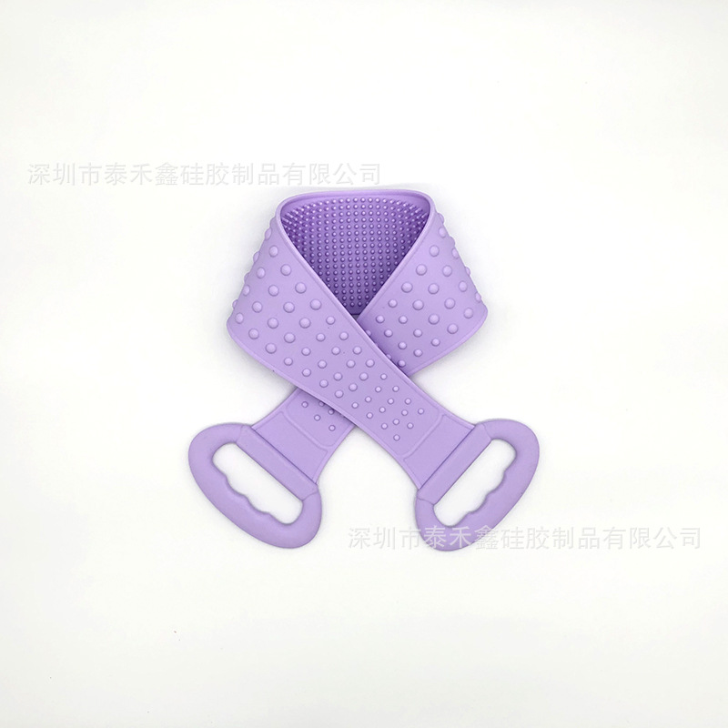 Silicone Miếng Silicon Chà Lưng Khi Tắm Tiện Dụng