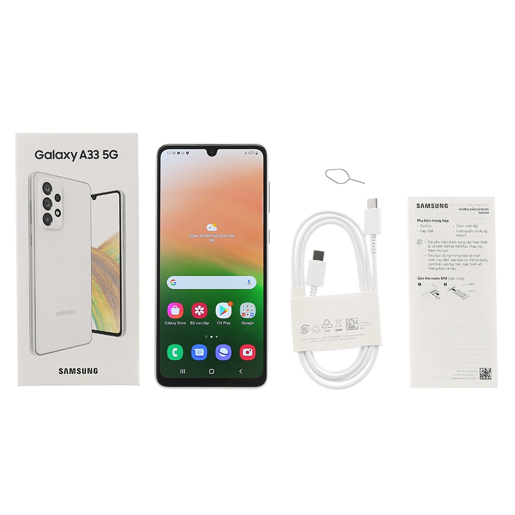 Điện thoại Samsung Galaxy A33 5G - Hàng chính hãng, Mới 100%, Bảo hành 12 tháng