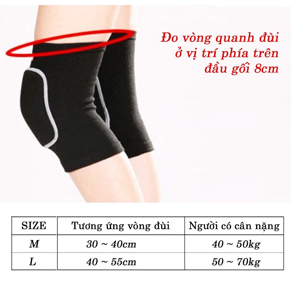 [1 Đôi] Đệm Xỏ bảo vệ gối hỗ trợ tập Yoga, Gym, chơi thể thao