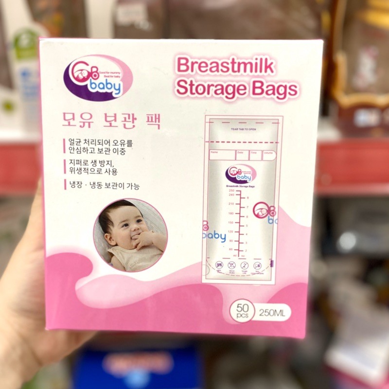 TÚI TRỮ SỮA GB BABY, SHINMOM HÀN QUỐC - Date 2025