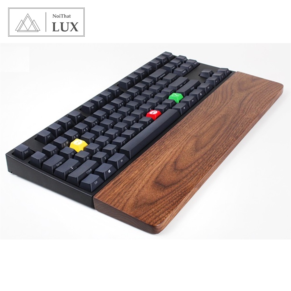 Kê tay bàn phím, Kê lót tay bàn phím gỗ cao cấp cho bàn phím cơ NOITHATLUX