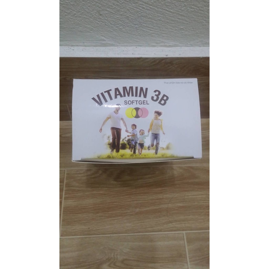 VITAMIN 3B NGUYÊN LIỆU NHẬP KHẨU MỸ - BỔ SUNG CÁC VITAMIN NHÓM B - BỒI BỔ SỨC KHỎE - GIẢM ĐAU DÂY THẦN KINH - HỘP 100V