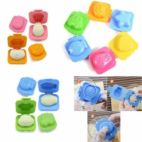 Khuôn Cơm, Khuôn Bento, Khuôn Ép Cơm, Làm Thạch, Làm Đậu Hũ Non Cho Bé Tạo Hình Cơm, Trứng, Bánh, Thạch Ngộ Nghĩnh