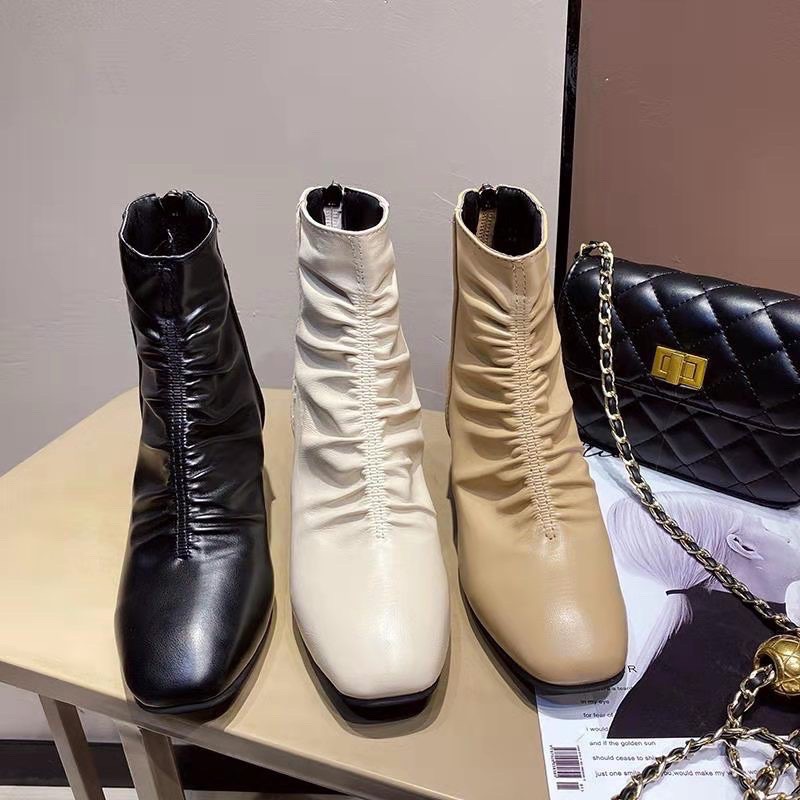 Boot nhăn lì chun siêu ôm chân(fullboxl1) | BigBuy360 - bigbuy360.vn