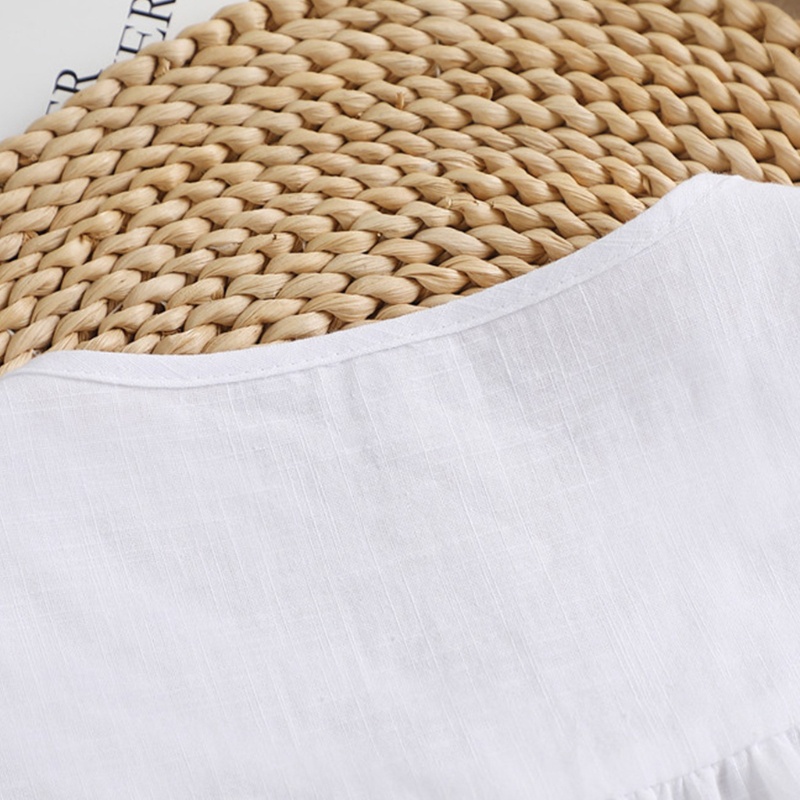 Cổ Áo Giả Nhún Bèo Thời Trang Mùa Hè Cho Nữ