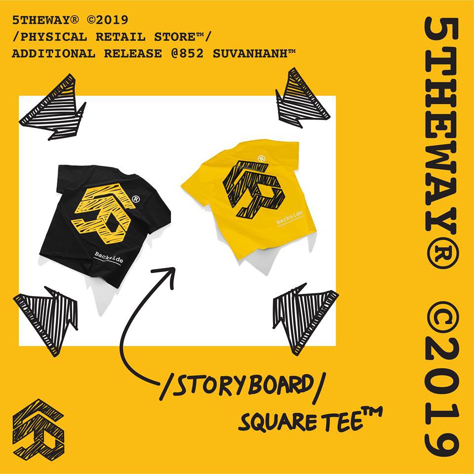 Áo 5theway - SQUARE TEE