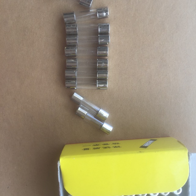 Bộ 10 cầu chì 1A 5x20mm