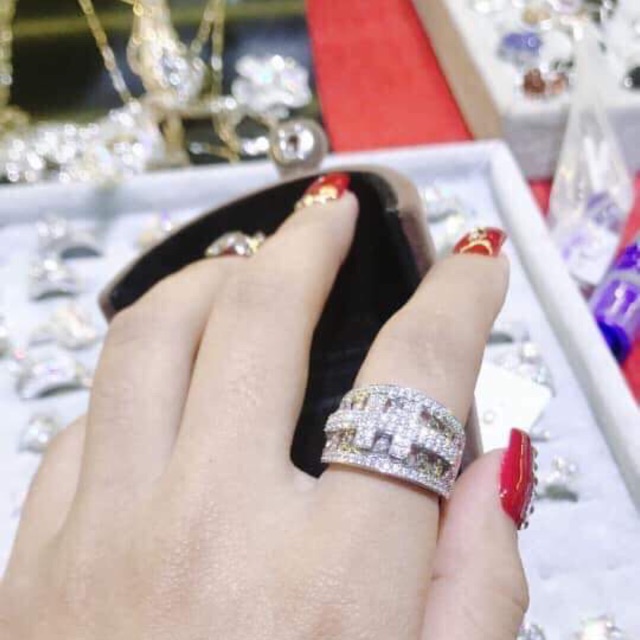 Nhẫn bạc ý cao cấp