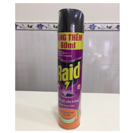 M56412 Xịt Muỗi Raid Tặng 60ml