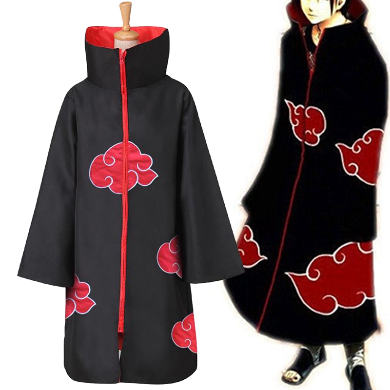 Naruto Costume Akatsuki Cloak Cosplay Sasuke Uchiha Coat Cosplay Itachi Clothing Cosplay costume Clothes