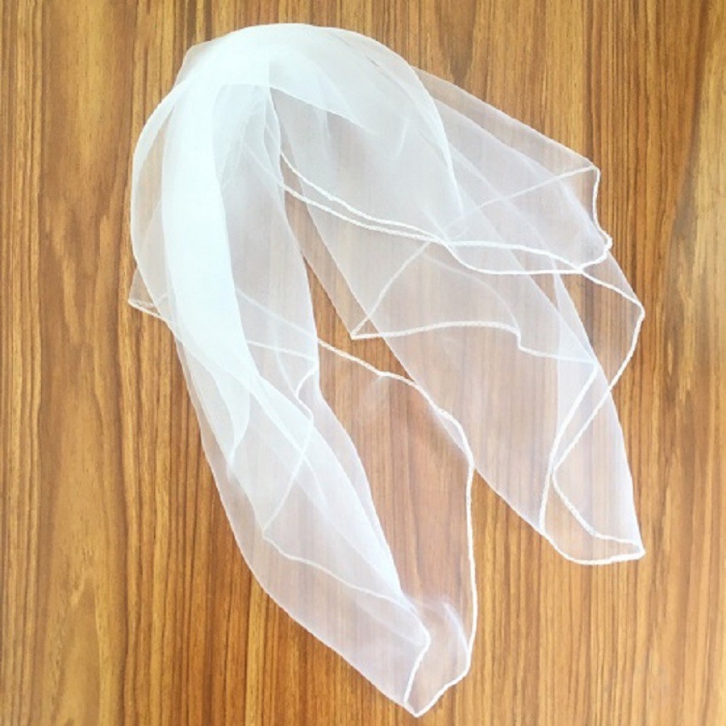 Khăn voan trắng che mặt cho bé, khăn bông bay trùm đầu che gió bụi bé sơ sinh