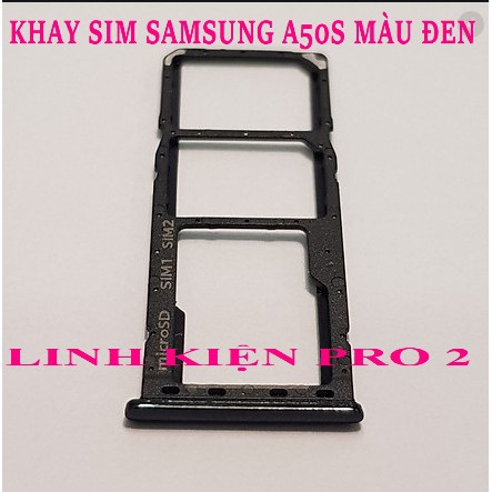 KHAY SIM SAMSUNG A50S MÀU ĐEN