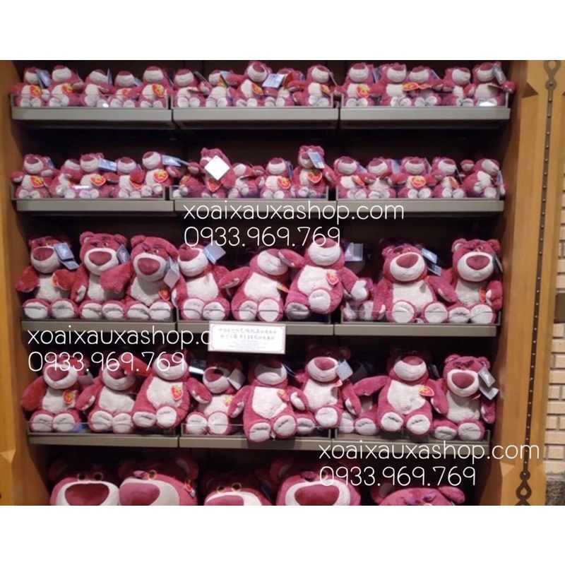 GẤU BÔNG GẤU DÂU LOTSO THƠM DÂU HÀNG STORE DISNEY
