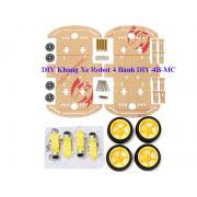 Khung Xe Robot 4 Bánh DIY-4B-MC Siêu rẻ