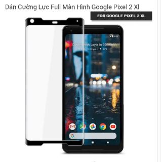 Dán kính 4D cho Google Pixel 2 XL full màn hình
