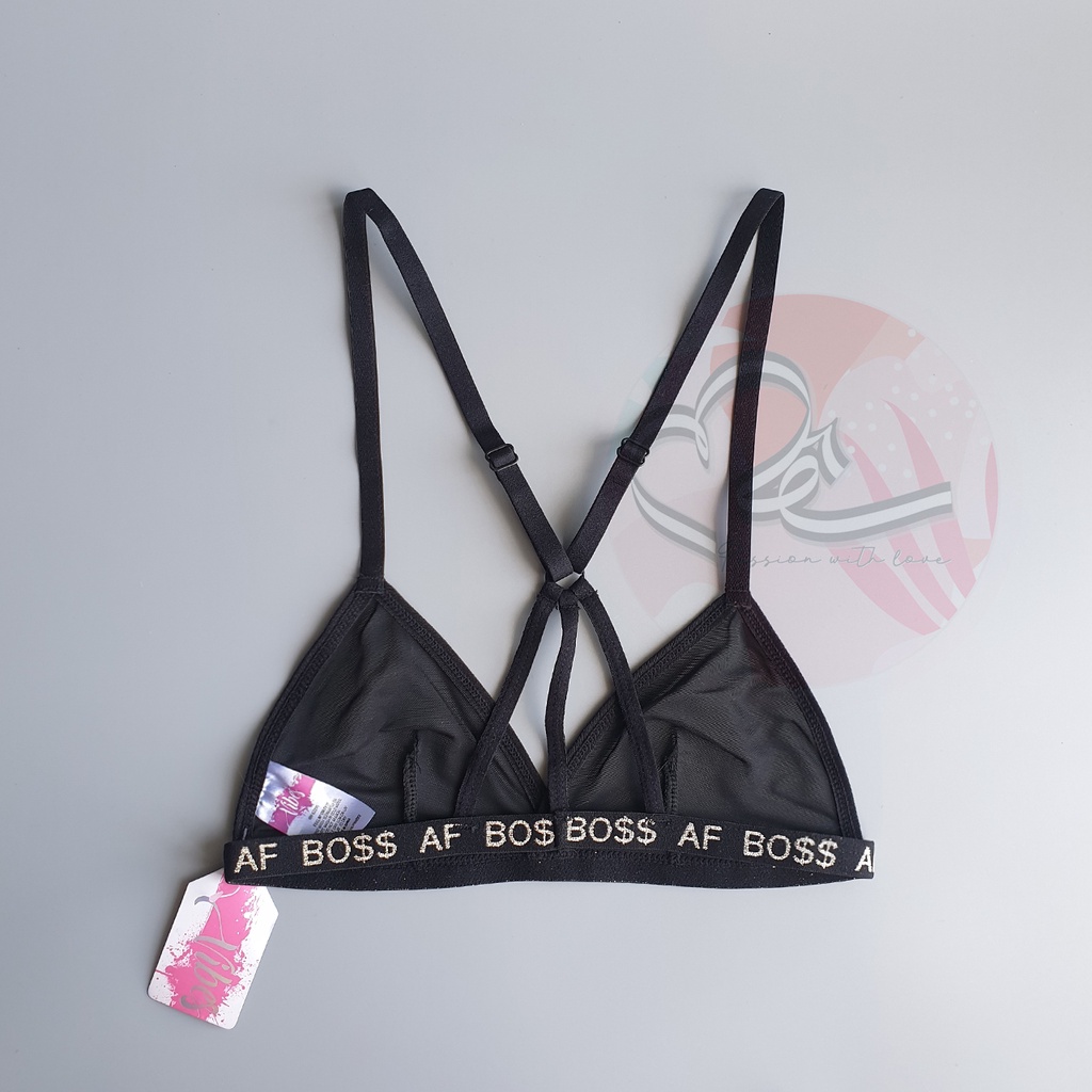 Áo lót bralette phom tam giác xuyên thấu Vib quyến rũ cá tính xuất khẩu Mỹ