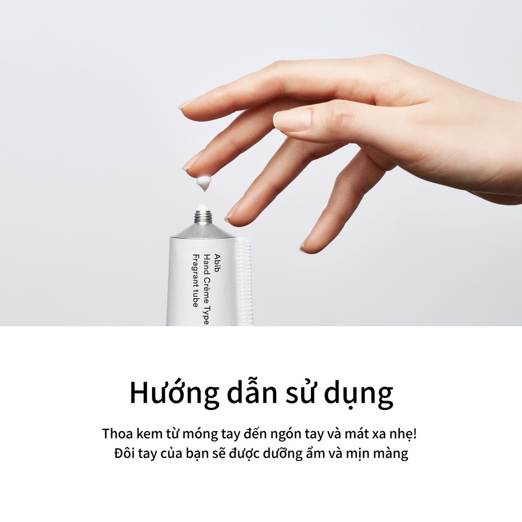 Tuýp Kem Dưỡng Da Tay Abib 50ml 3 Loại F/W/V Tuỳ Chọn 