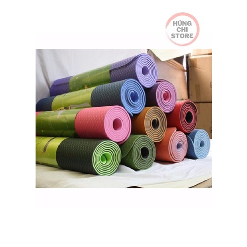 Thảm YOGA 2 Lớp Cao Cấp, Tập Gym, Chống Trơn Trượt Tiện Lợi 💦