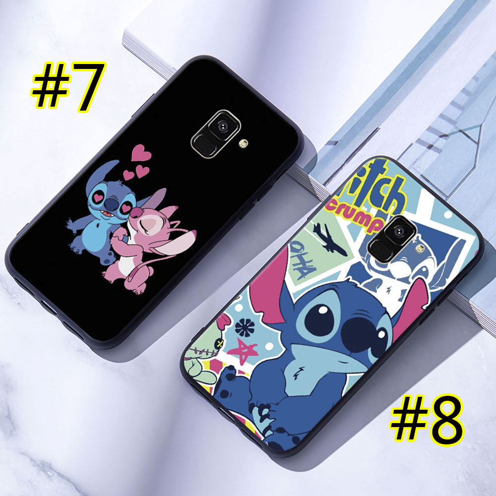 Samsung Galaxy A6 A8 Plus A7 A9 2018 Soft Silicone Case Cover Stitch