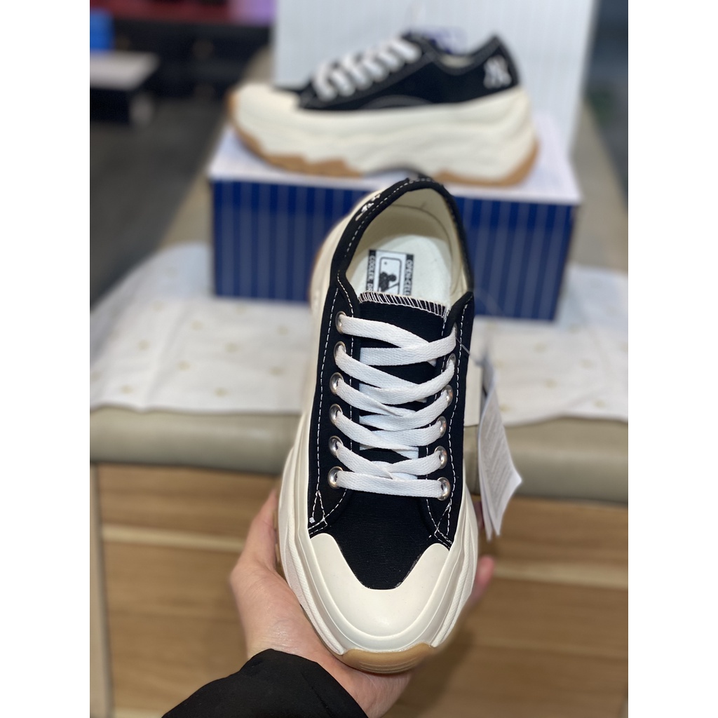 Giày Sneaker MLB Chunky High Low Cổ Thấp Đế Cao-Sneaker Hot Nhất 2021