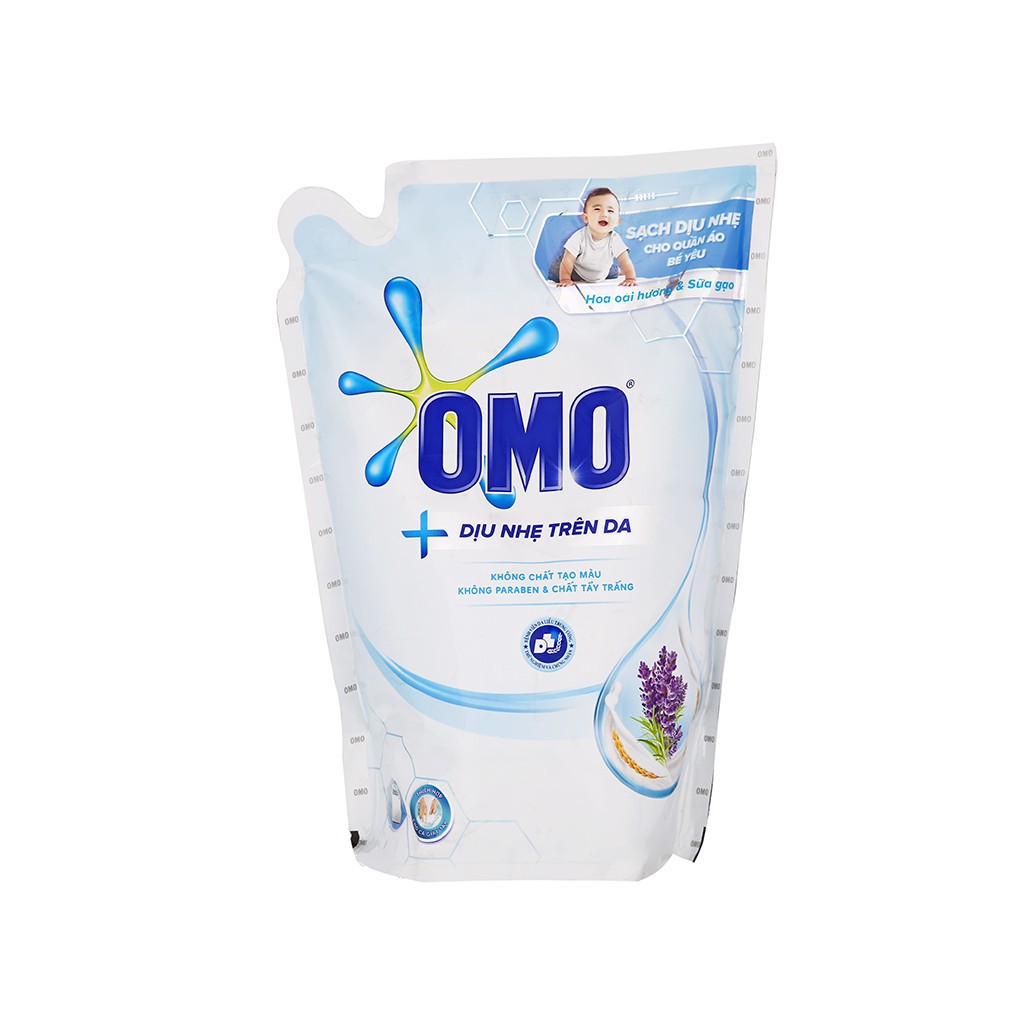 Nước giặt Omo Matic dịu nhẹ trên da túi 2.3kg