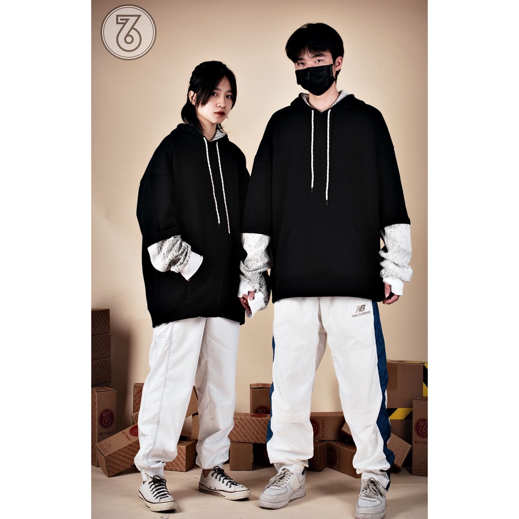 [Hàng thiết kế bởi 67.FWAY☆]🌊 #𝐇𝐨𝐨𝐝𝐢𝐞 Unisex Oversize 🌊 Áo nỉ mũ phom rộng phong cách cá tính | BigBuy360 - bigbuy360.vn