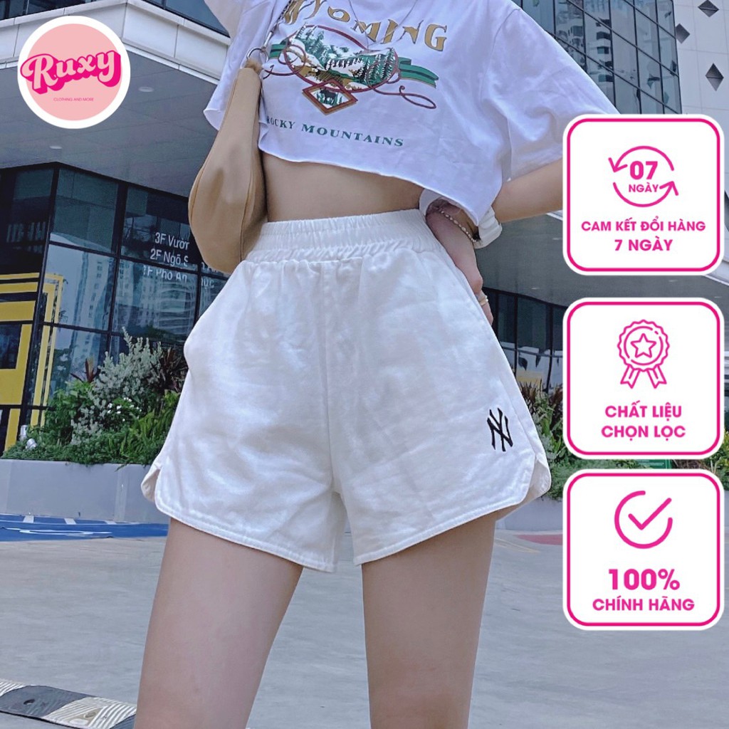 Quần Short Kaki Nữ Ruxy Cạp Chun