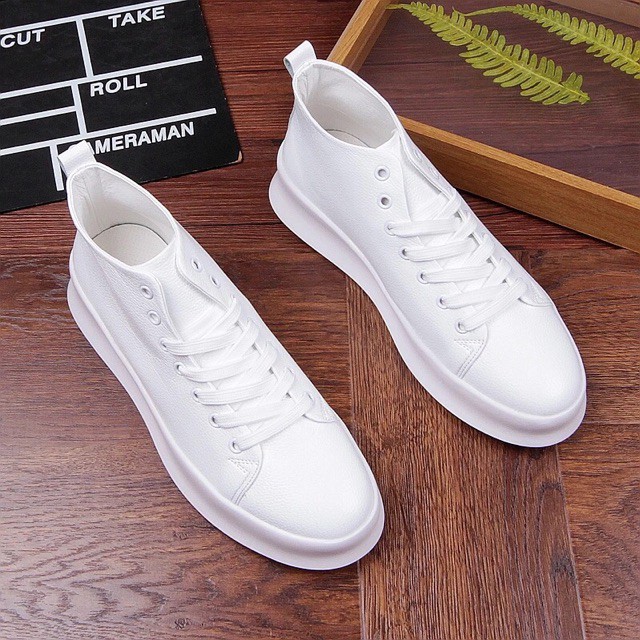 Giày Da Nam Cổ Cao Kiểu Dáng Hàn Quốc- FullBox cực rẻ | BigBuy360 - bigbuy360.vn