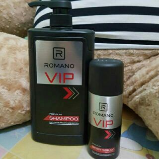 Combo dầu gội Vip 650g và xịt khử mùi toàn thân Vip 150g