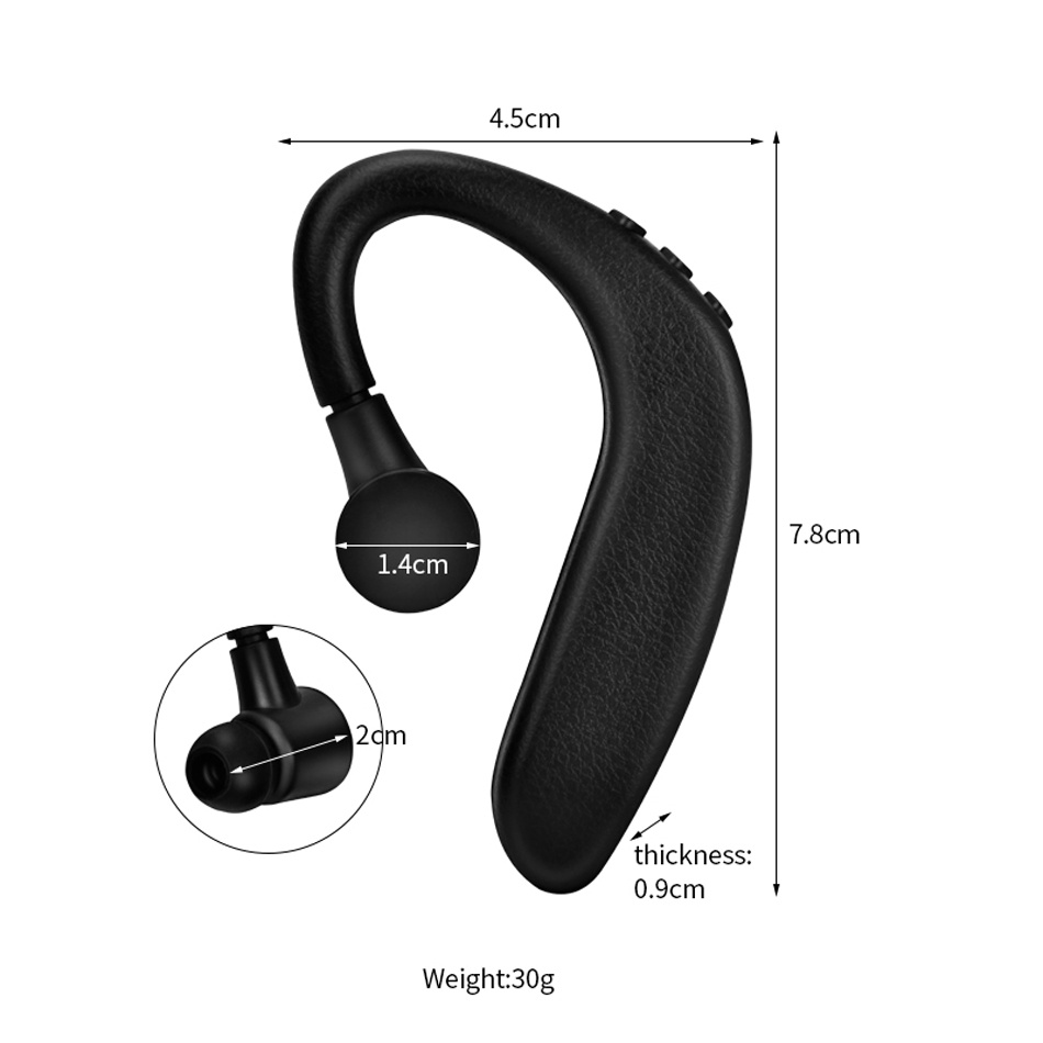 Tai Nghe Bluetooth Bkwhale S111 Bên Phải Và Phụ Kiện