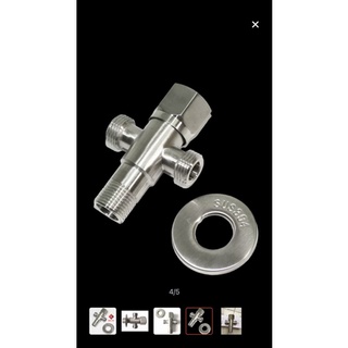 Van chia nước 2 đầu có khóa 304 cao cấp