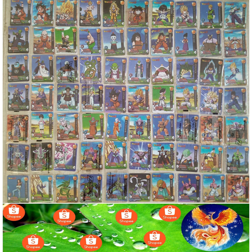 Thẻ bài Toonies Dragon ball mùa đầu tiên 74 thẻ